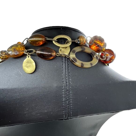 Premier Designs Honey Necklace 20363 Chunky Statement Bohemian Hippy Style - Picture 4 of 15